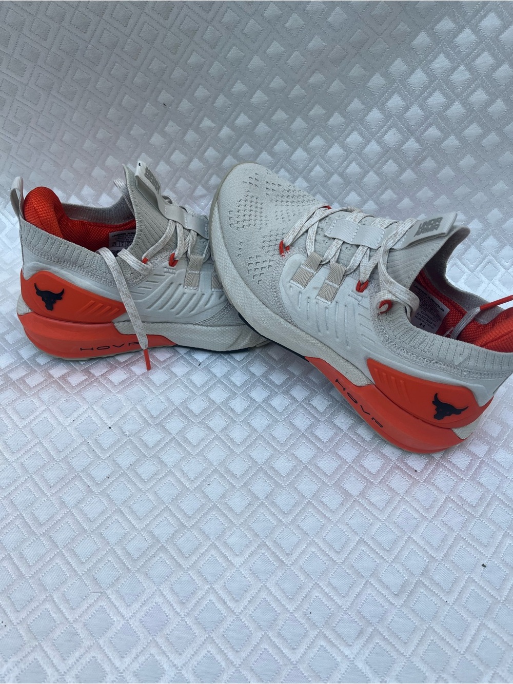 Under Armour Project Rock 3 'Summit White Rogue Orange'
